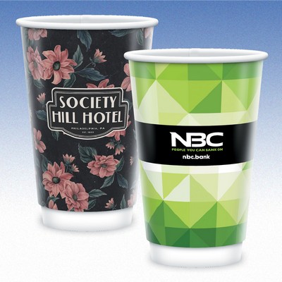 16 oz-Vx2® Gloss Double Wall Insulated Paper Cups
